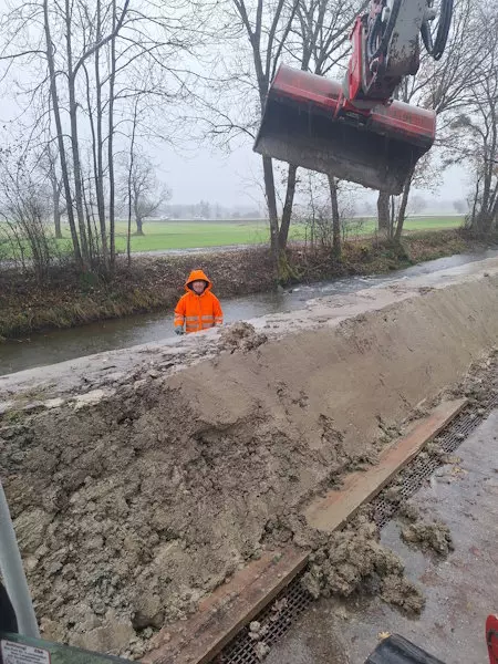 Sonderlösungen, Bachsicherung, Schmid Erdbau, Hörbranz, Leiblachtal
