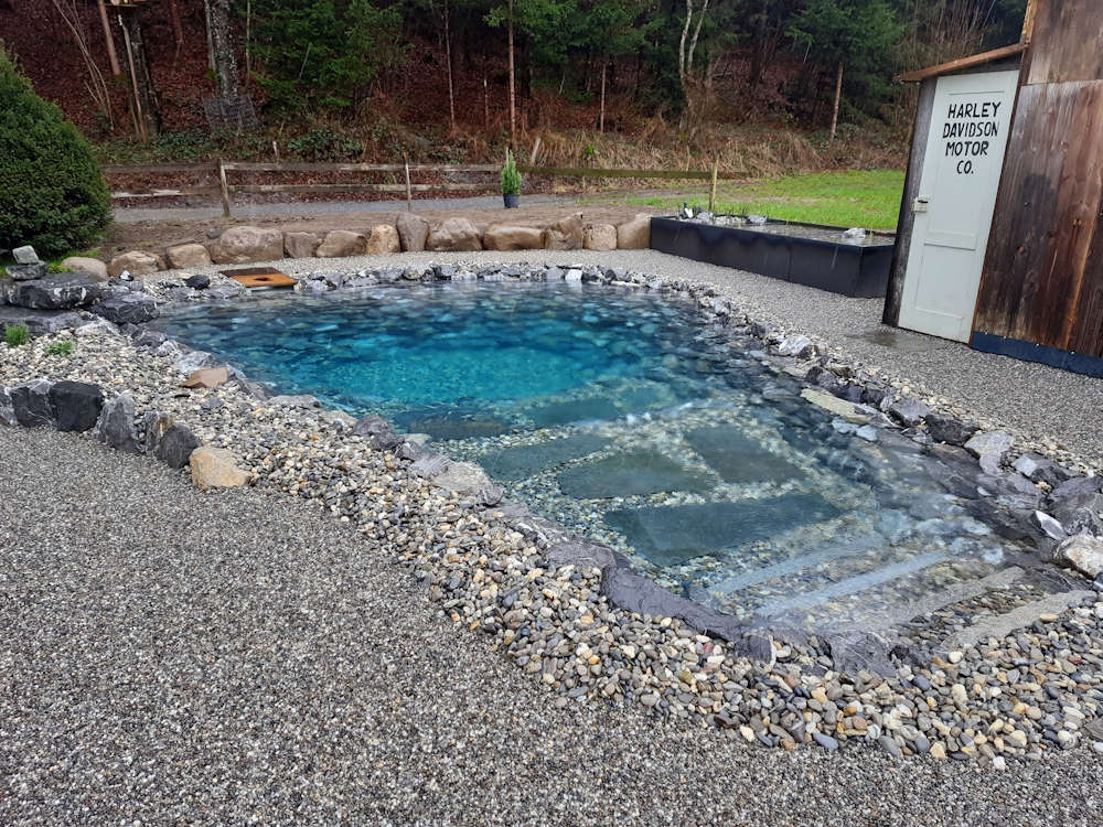 Naturpool und Schwimmteich im Leiblachtal, Schmid Erdbau Hörbranz, Schmid Naturpool Hörbranz