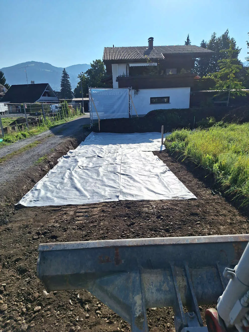 Schüttung, Schmid Erdbau Leiblachtal, Erdbewegungen Schüttung, Schmid Erdbau Leiblachtal, Erdbewegungen