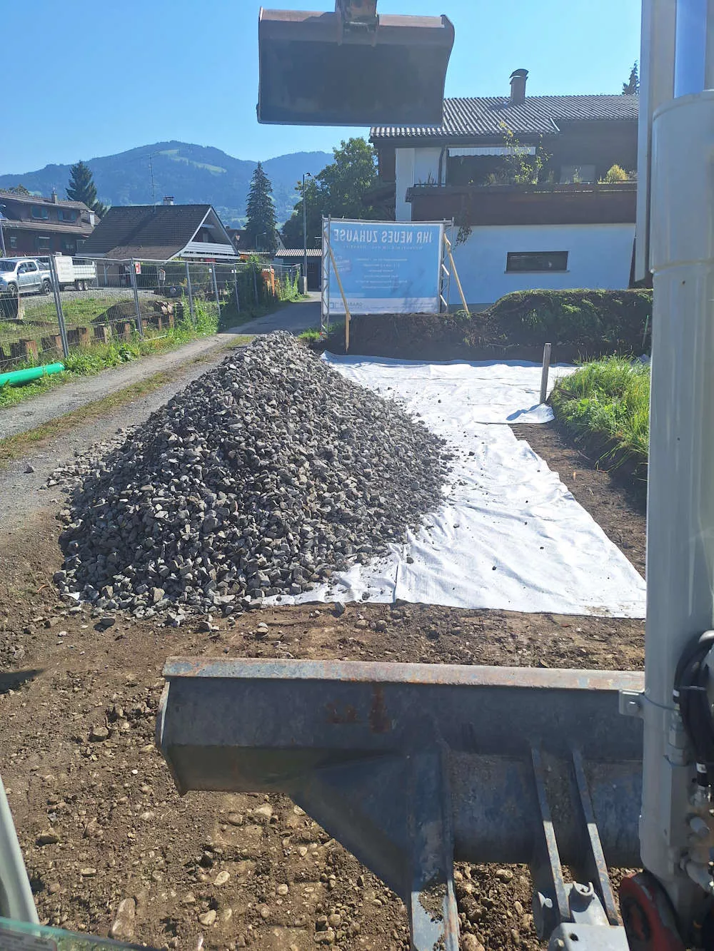 Schüttung, Schmid Erdbau Leiblachtal, Erdbewegungen Schüttung, Schmid Erdbau Leiblachtal, Erdbewegungen