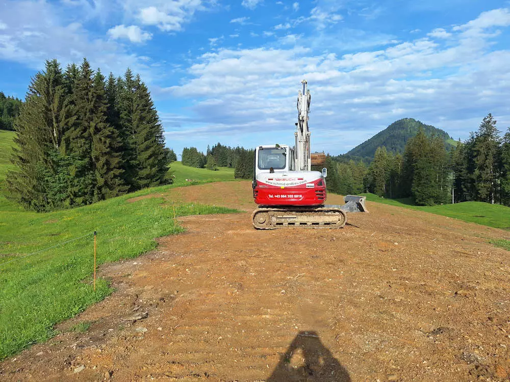 Renaturierung Sibgratsgfäll, Erdbau Leiblachtal, Schmid Erdbau