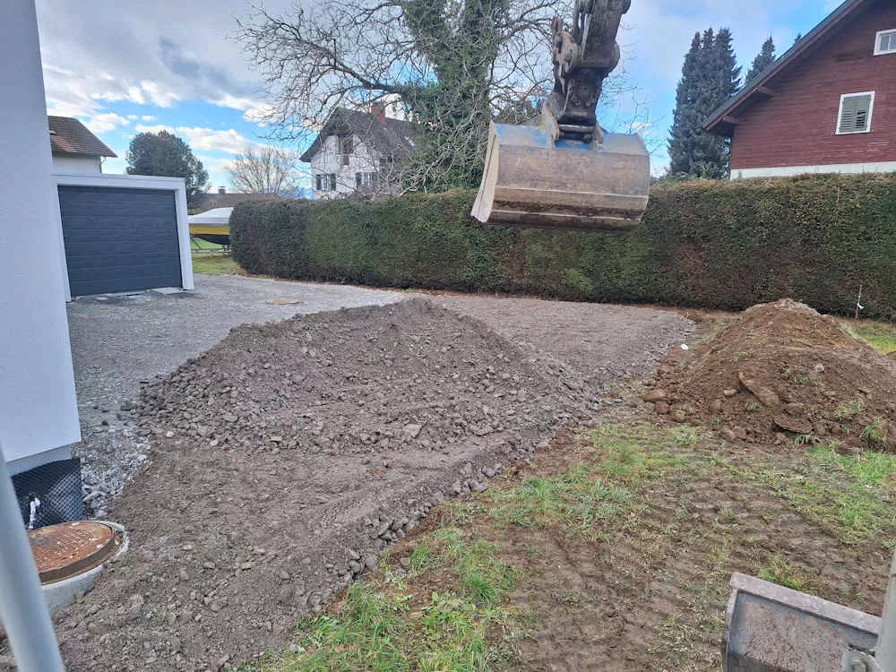 Schüttung, Schmid Erdbau Leiblachtal, Erdbewegungen Schüttung, Schmid Erdbau Leiblachtal, Erdbewegungen