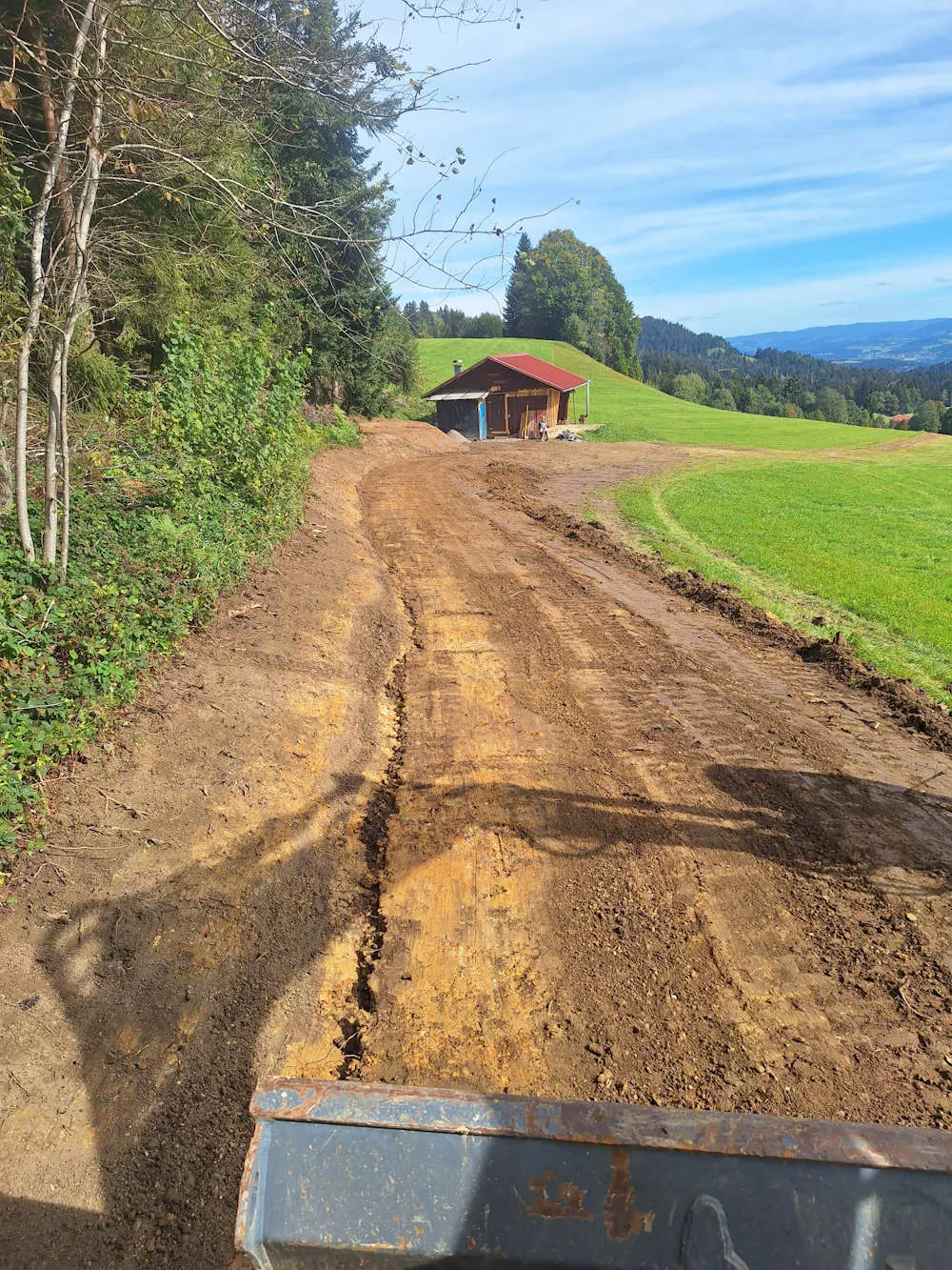 Wegebau, Schmid Erdbau, Leiblachtal, Erdbewegungen, Hörbranz Wegebau, Schmid Erdbau, Leiblachtal, Erdbewegungen, Hörbranz